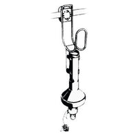 SS bracket f. ring lifebuoys + rescue light