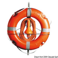 Telescopic bracket f. ring lifebuoys