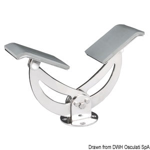 Removable double offset holder for tender