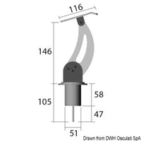 Removable single holder for tender