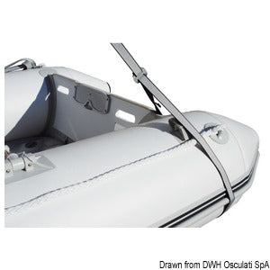 3-arm dinghy lift system + 2 straps