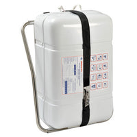 Vertical liferaft holder