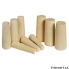 Series of 10 emergency wooden plugs 8 to 38 mm