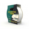 PSP Colour Stripe Double Stripe D1 21mm White 21mm x 50m
