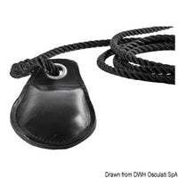 Leather line-throwing gun