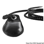 Leather line-throwing gun