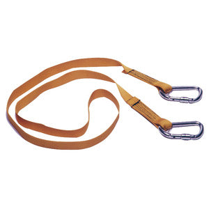 Euro Lightline safety line 2m + 2 shackles