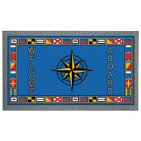 Format antiskid doormat 40 x 68 cm Windrose