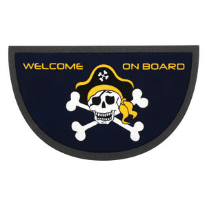 Format antiskid semi-circ. doormat 40x68 cm Pirate