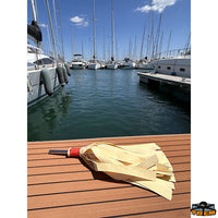 Synthetic chamois boat cleaning mop T-BRITE - Length 400 mm - Leather width 40 mm [R3800079]