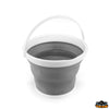 Silicon folding bucket Tbrite - Capacity 10 litres - Open mm Ø320x240H - Closed mm Ø320x50H [P0032000]