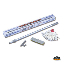 Washing kit 4 pieces composed of: boat hook - cotton brush - scrubbing brush - telescopic pole Trem R3803381