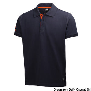 HH Oxford Polo navy blue XL