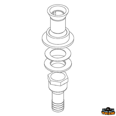 Pipe joints for electric toilet Trem Z1800921