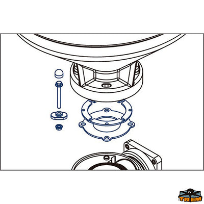 Base gasket kits for electric toilet Trem Z1800044