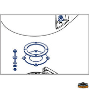 Base gasket kits for electric toilet Trem Z1800045