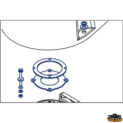 Base gasket kits for electric toilet Trem Z1800045