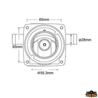 Pump for electric toilets - Tube Ø mm 1” (25,4mm) - Amp 18 - Fuse size 30 Amp. [Z1808001]