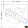 Three-way valve for waste water systems - Entrance Ø mm 25-38 - Outlet Ø 38 mm - Dimensions 188 x 199 x 126 mm [N2625038]
