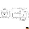 new generation self-priming fresh water pump - Volts 12 - Operating pressure 2.8 BAR - Flow rate Lt./min 5.6 - Consumption A4.5 [P1612165]