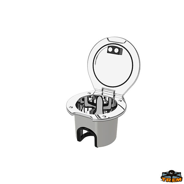 FLAT chrome-plated brass shower box Trem N0180104