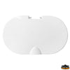 Oval shower box 150x75 mm - Dimensions 150x75 mm - Color Ral 9003 [N0195180]