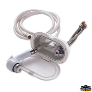 Oval shower box with mixer and push-button shower Trem N0174252