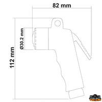 Shower white-chromed color - Color White chrome - Connection 1/2" Male [N0179110]