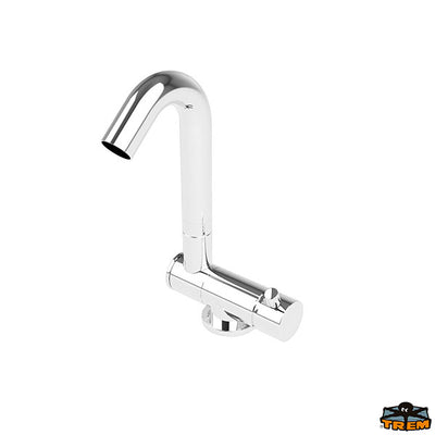 Single knob Hot/Cold water mixer with increased spout Trem N0112316