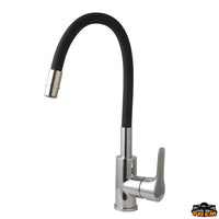 Flexible mixer for kitchen sink black colour Trem N0112800