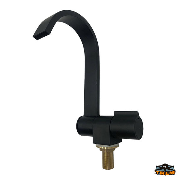 Cold water flat tap black colour Trem N0138191