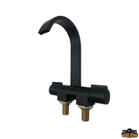 Hot/cold water flat tap black colour Trem N0138192