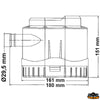 Automatic bilge pump 2000GPH 15A - Amp 15 - Lt/H 7000 - Outlet Ø 29.5 mm [P1612200]