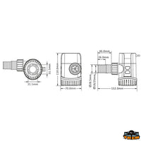 Automatic bilge pumps 24v 1100GpH - Mod. SFBP2-G1100-13B - Volts 24 - 2.5 Amps - Flow rate l/min70 - GpH flow rate								

								1100 [P1624311]
