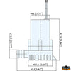 Submersible pump 1200 Lt/h 12V - Volts 12 - Amp 1,4 - Prev. 1.5 m - Outlet Ø mm19 [P0200098]