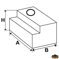 Waste water tank with built-in soaker A 47 cm B 39 cm height 26,50 cm - A cm 47 - B cm 39 - H 26.50 cm - Litres48 - Ø Outlet mm								

								25 [N0148080]