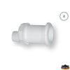 Water drainage bushing internal diameter 42 mm length 115 mm - Model with hose holder - Length 115 mm - Reference D [N2832115]