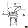 Scupper - A mm 38 - B mm 111 - C mm 41 - D mm65 - And mm								

								52 [P0203260]