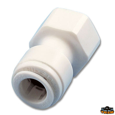 Straight fitting 12 mm. Female 3/8” Trem N0112006