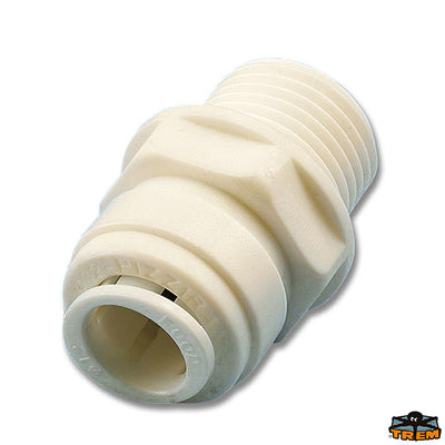 Straight fitting 12 mm. Male 3/8” Trem N0112386