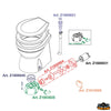 Silent electric marine toilet - 12V-18A power supply [Z1812355]