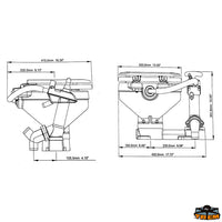 Electric wc - Height 331.5 mm - Length 330 mm - Width 415 mm - 3/4" inlet pipes - Output tubes								

								1 1/2” - Art. SEAFLO SFMTM01 [Z1808002]