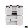 Portable wc 20 Lt - 20L portable toilet - 13L water tank - 20L waste tank - Dimensions mm404x354x403 [Z1808020]