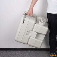 Portable wc 20 Lt - 20L portable toilet - 13L water tank - 20L waste tank - Dimensions mm404x354x403 [Z1808020]