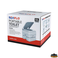 Portable wc 20 Lt - 20L portable toilet - 13L water tank - 20L waste tank - Dimensions mm404x354x403 [Z1808020]