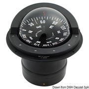 RIVIERA 6" recess fit compass for sail boats B6/W3