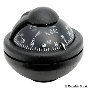 RIVIERA Comet compass 2" w/bracket black