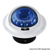 IDRA built-in compact compass w/blue front rose