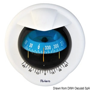 RIVIERA Pegasus compass 4" white/blue