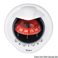 RIVIERA Pegasus compass 4" white/red